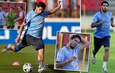 Luis Suarez có nguy cơ ‘ngồi chơi xơi nước’ cả 3 trận vòng bảng